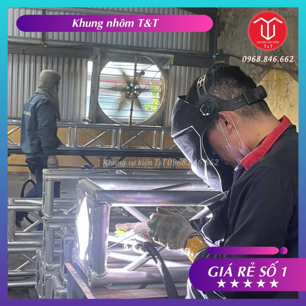 Khung Sự Kiện Trụ 30 Kèo 30 Nhôm