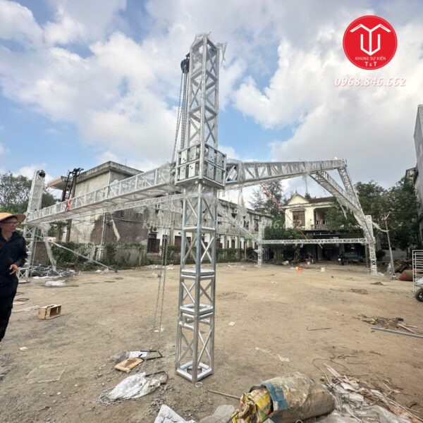 Khung Sự Kiện Trụ 30 Kèo 30 Nhôm