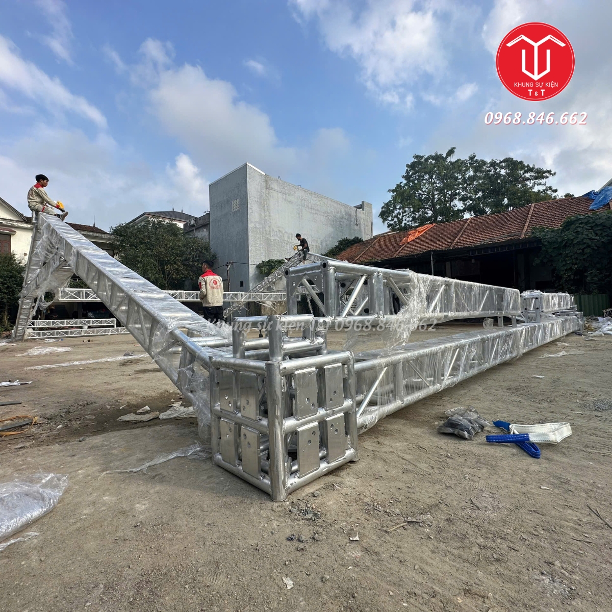 Khung Sự Kiện Trụ 30 Kèo 30 Nhôm