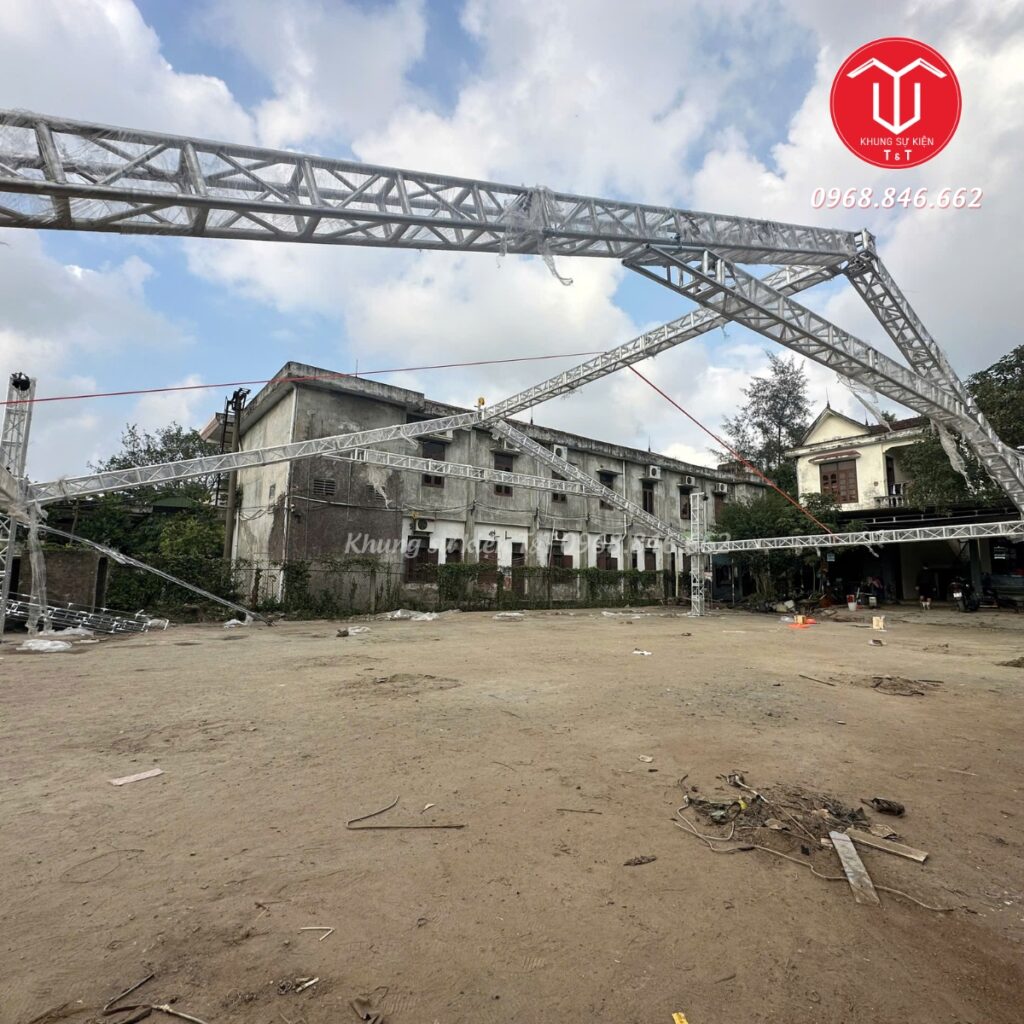 Khung Sự Kiện Trụ 30 Kèo 30 Nhôm