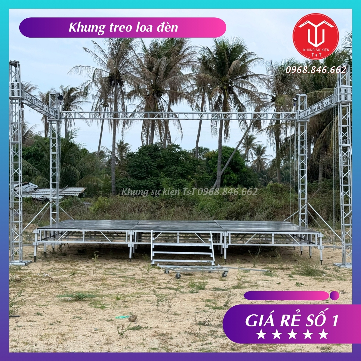 Khung Sân Khấu, Khung Treo Loa Đèn